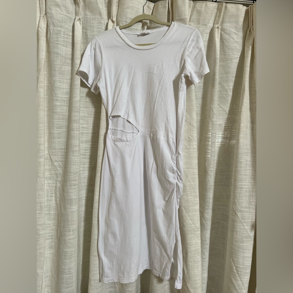 White LNA Dress